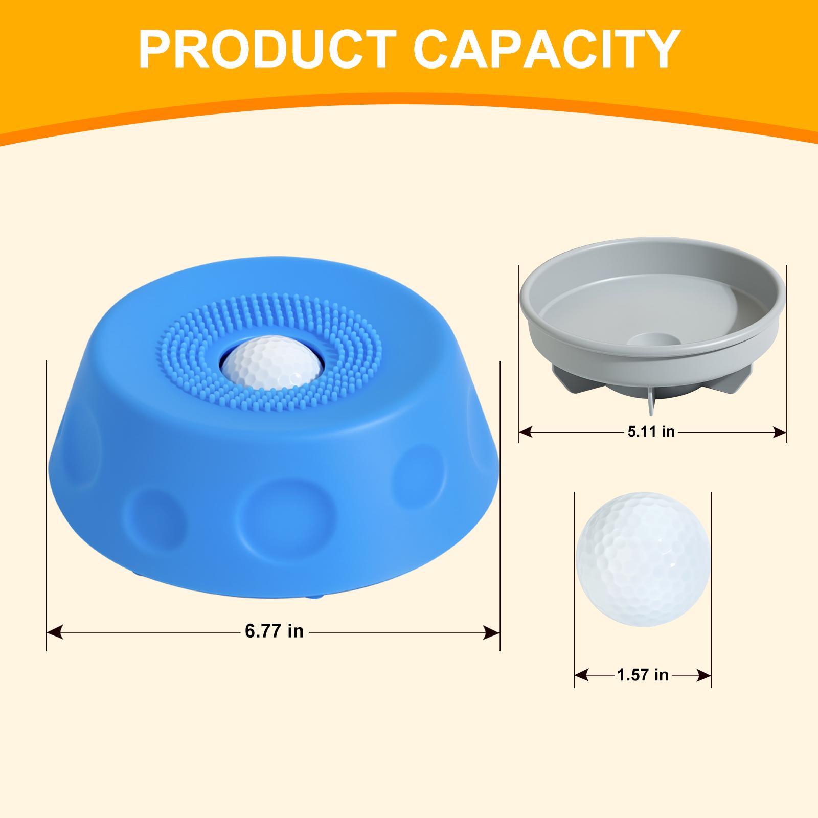 3-in-1 Suction Slow Feeder Dog Bowl, No-Spill Licking Mat with Built-in Treat Ball & Cleaning Brush, Interactive Anti-Slip Dog Bowl for Yogurt, Peanut Butter & Liquid Treats
