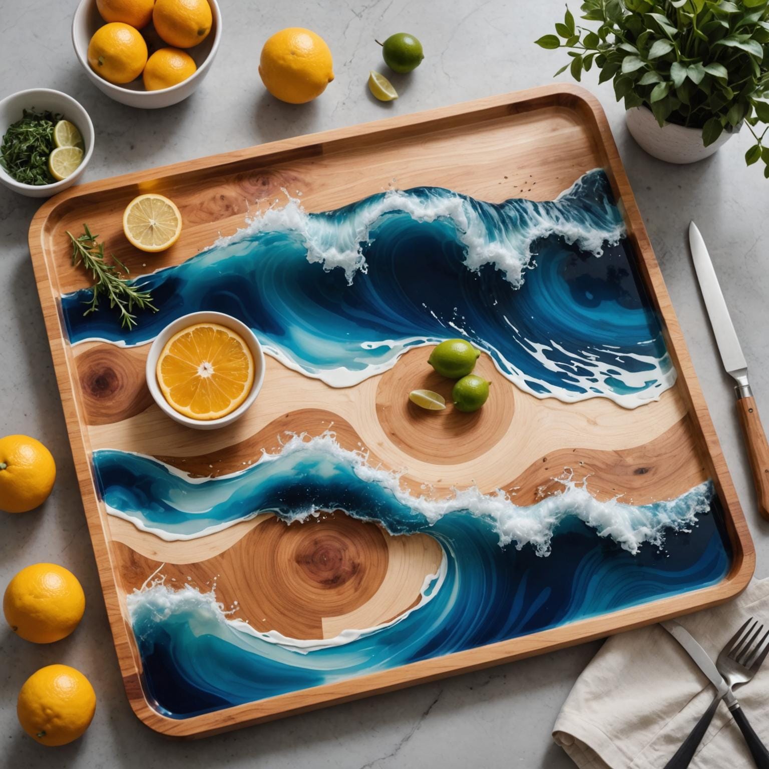 Resin Cutting Board
